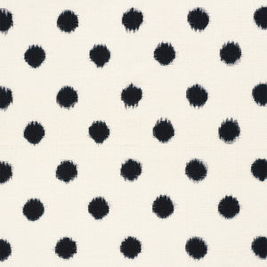 Sakuru Ikat Black 72342 by Schumacher Fabric