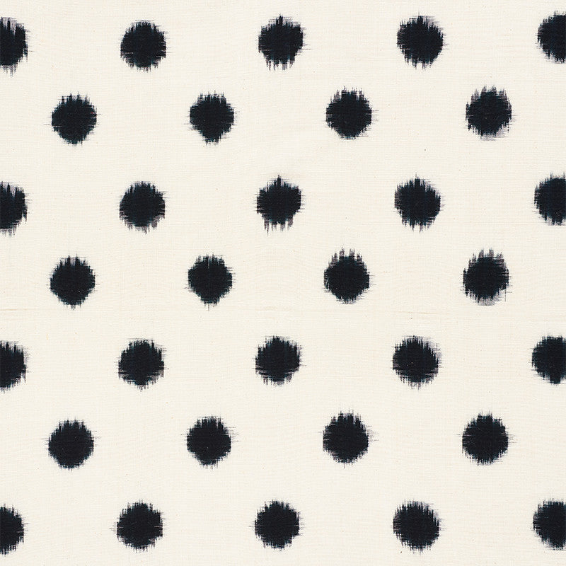 Sakuru Ikat Black 72342 by Schumacher Fabric Mingei 100% Cotton - Horizontal: 5.125 and Vertical: 6 45 - Fabric Carolina -