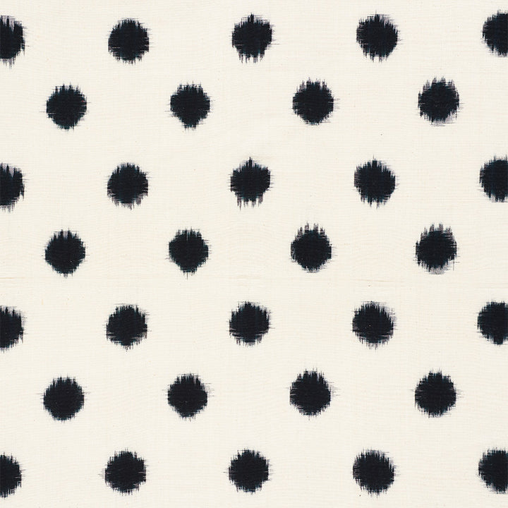 Sakuru Ikat Black 72342 by Schumacher Fabric Mingei 100% Cotton - Horizontal: 5.125 and Vertical: 6 45 - Fabric Carolina -