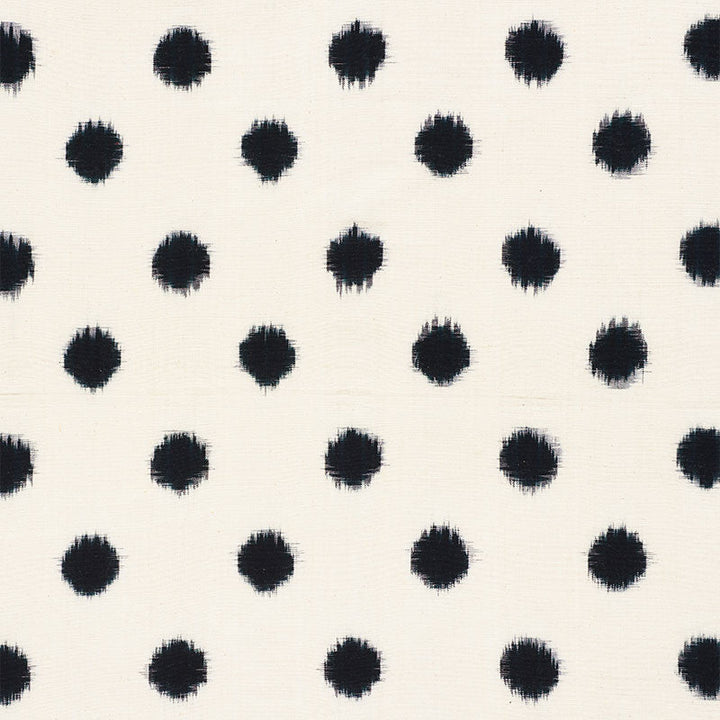 Sakuru Ikat Black 72342 by Schumacher Designer Fabric MINGEI See Sample INDIA - </p><p>Repeat: Horizontal: 5 1/8" (13CM) and Vertical: 6" (15CM) 45" (114CM) - Swanky Fabrics -
