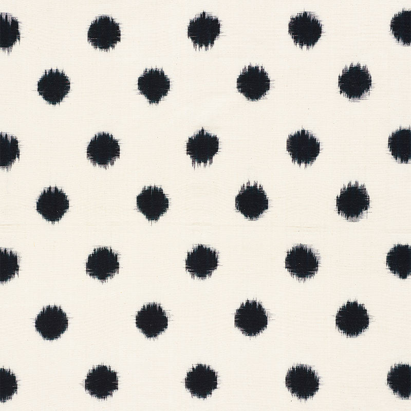 Sakuru Ikat Black 72342 by Schumacher Fabric MINGEI COTTON 100% INDIA </p><p>Repeat: Horizontal: 5 1/8" (13CM) and Vertical: 6" (15CM) 45 - Fabric Carolina -