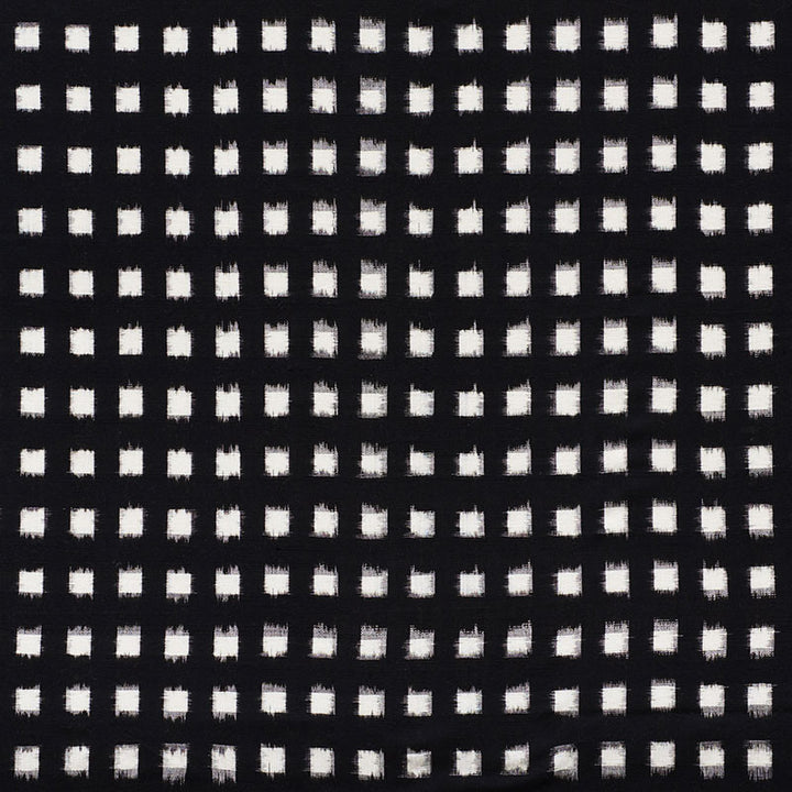 Heiho Ikat Black 72351 by Schumacher Fabric MINGEI See Sample INDIA - </p><p>Repeat: Horizontal: 1 1/2" (3CM) and Vertical: 1 3/4" (4CM) 43 1/2" (110CM) - Fabric Carolina -
