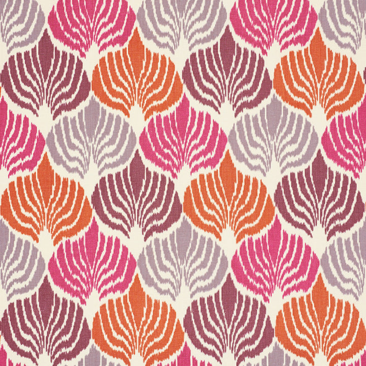 Kimono Ikat Berry 72590 by Schumacher Fabric Ikat-Collection 56% Linen, 44% Cotton - Horizontal: 18.75 and Vertical: 25.25 56 - Fabric Carolina -