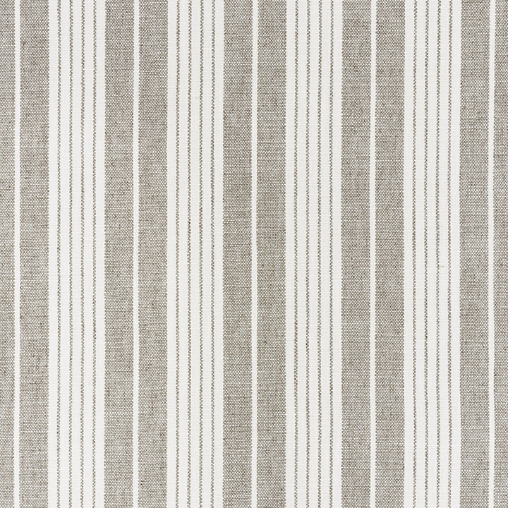 Horst Stripe Grisaille 72602 by Schumacher Fabric Vogue-Living 45% Viscose, 23% Cotton, 22% Linen, 10% Polyester Martindale 35,000 Horizontal: 4.25 and Vertical: - 55 - Fabric Carolina -
