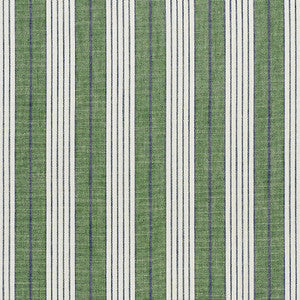 Horst Stripe Green 72605 by Schumacher Fabric