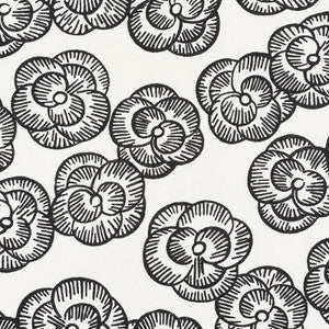 Mona Blackwork 72610 by Schumacher Fabric