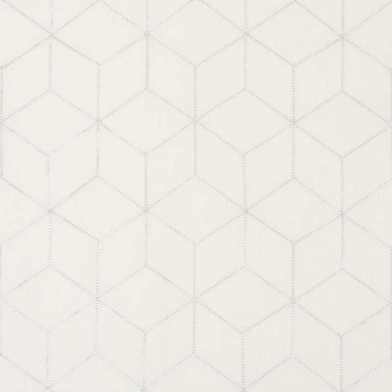 Atria Silver 72670 by Schumacher Fabric Essentials-Sheers-Casements 90% Linen, 7% Acrylic, 3% Viscose - Horizontal: 4 and Vertical: 7.75 51 - Fabric Carolina -