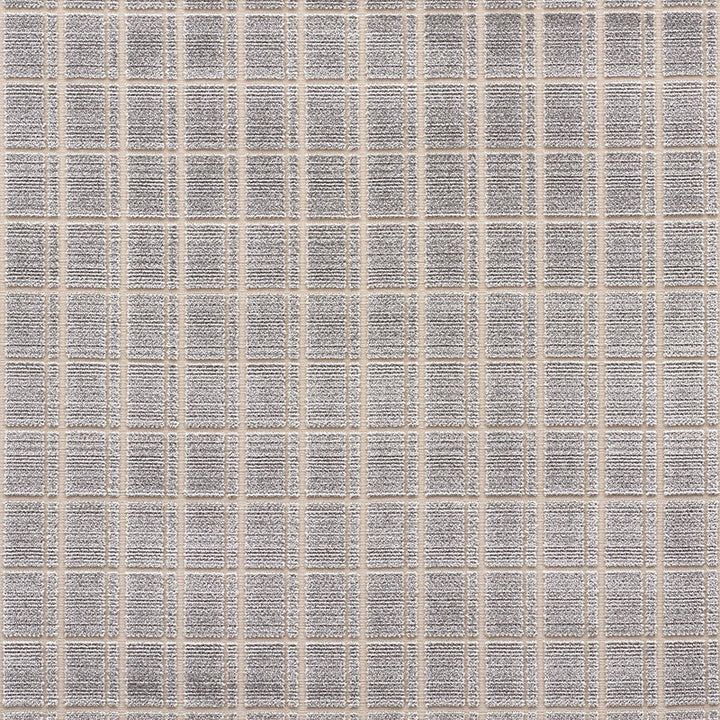 Otto Velvet Pewter 72762 by Schumacher Designer Fabric DAVID OLIVER See Sample BELGIUM - </p><p>Repeat: Horizontal: 1 1/8" (3CM) and Vertical: 1 1/4" (3CM) 54" (137CM) - Swanky Fabrics -