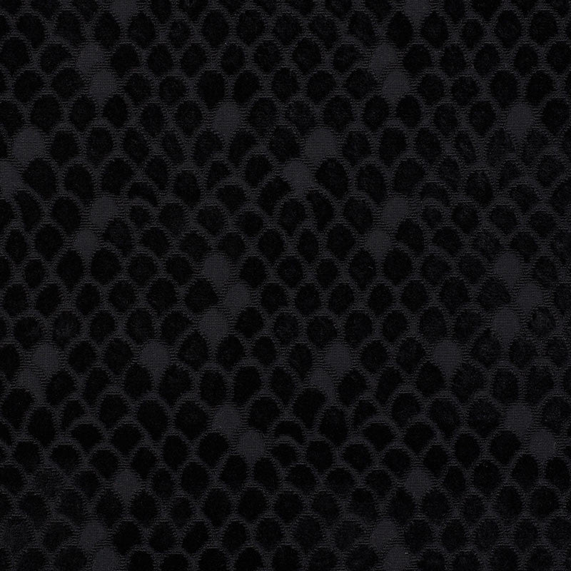 Esther Velvet Onyx 72773 by Schumacher Fabric CUT & PATTERNED VELVETS VISCOSE 80% COTTON 17% BELGIUM MARTINDALE 35,000 </p><p>Repeat: Horizontal: 13 1/2" (34CM) and Vertical: 11" (28CM) 54 - Fabric Carolina -