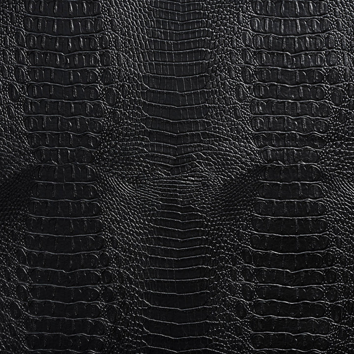 7279 Black by Charlotte Fabric Exotics 100% Virgin Vinyl, 34oz. Asia Exceeds 200,000 Wyzenbeek Rubs (Heavy Duty) Horizontal: 10.5" x Vertical: 10.5" 54 Inches - Fabric Carolina -