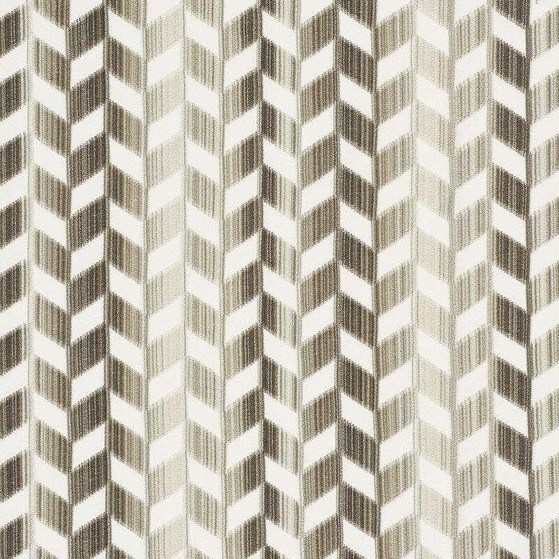 Chevron Strie Velvet Stone 72810 by Schumacher Fabric Cut-Patterned-Velvets 55% Polyester, 45% Cotton Martindale 60,000 Horizontal: 26.5 and Vertical: 2.25 53.5 - Fabric Carolina -