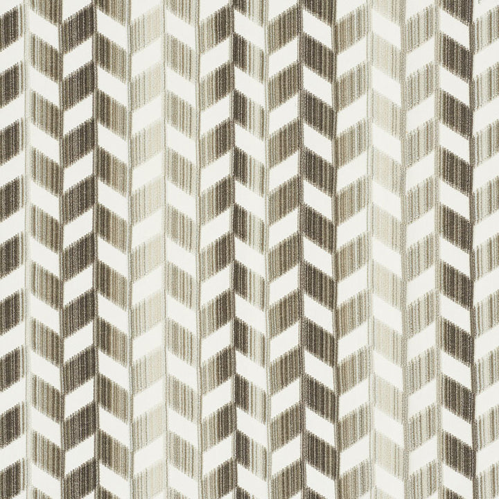 Chevron Strie Velvet Stone 72810 by Schumacher Fabric CUT & PATTERNED VELVETS See Sample INDIA MEDIUM DUTY </p><p>Repeat: Horizontal: 26 1/2" (67CM) and Vertical: 2 1/4" (6CM) 53 1/2" (136CM) - Fabric Carolina -
