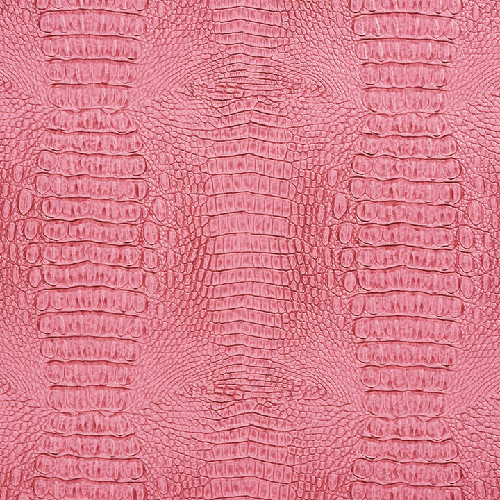 7281 Pink by Charlotte Fabric Exotics 100% Virgin Vinyl, 34oz. Asia Exceeds 200,000 Wyzenbeek Rubs (Heavy Duty) Horizontal: 10.5" x Vertical: 10.5" 54 Inches - Fabric Carolina -