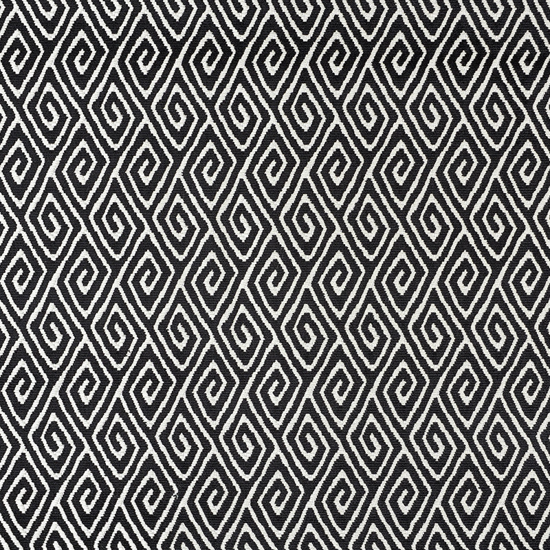 Diamante Velvet Onyx 72831 by Schumacher Fabric Cut-Patterned-Velvets 71% Viscose, 29% Cotton Wyzenbeek 35,000 Horizontal: 1.75 and Vertical: 3 54 - Fabric Carolina -