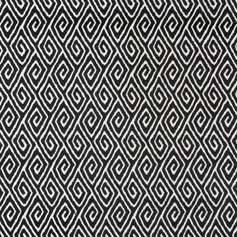 Diamante Velvet Onyx 72831 by Schumacher Designer Fabric CUT & PATTERNED VELVETS See Sample INDIA - </p><p>Repeat: Horizontal: 1 3/4" (4CM) and Vertical: 3" (8CM) 54" (137CM) - Swanky Fabrics -