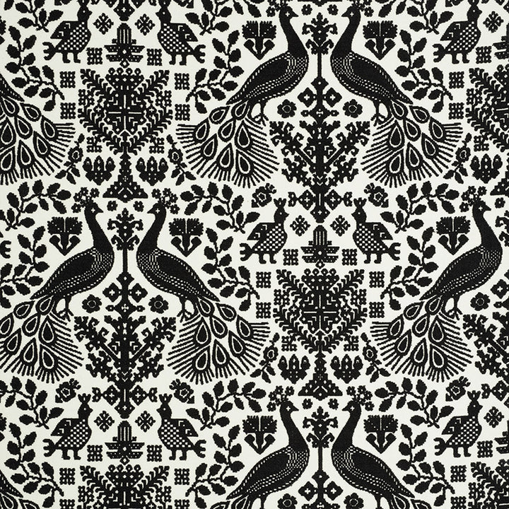 Pavone Velvet Carbon 72970 by Schumacher Fabric Cut-Patterned-Velvets 81% Viscose, 19% Cotton Martindale 15,000 Horizontal: 27.25 and Vertical: 27.5 54 - Fabric Carolina -