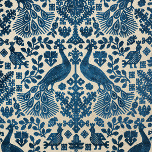 Pavone Velvet Peacock 72973 by Schumacher Fabric