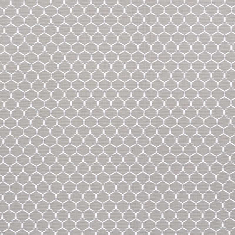 Fishnet Grey 73094 by Schumacher Fabric Orient-Express 100% Cotton Martindale 18,000 Horizontal: 5/8- and Vertical: 1 57.5 - Fabric Carolina -