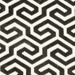 Ming Fret Velvet Taupe 73101 by Schumacher Fabric
