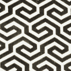 Ming Fret Velvet Taupe 73101 by Schumacher Fabric