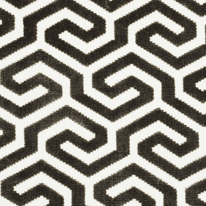 Ming Fret Velvet Taupe 73101 by Schumacher Fabric CUT & PATTERNED VELVETS COTTON 54% VISCOSE 46% UNITED STATES OF AMERICA WYZENBEEK 50,000 </p><p>Repeat: Horizontal: 3 3/4" (10CM) and Vertical: 3 1/8" (8CM) 50 - Fabric Carolina -