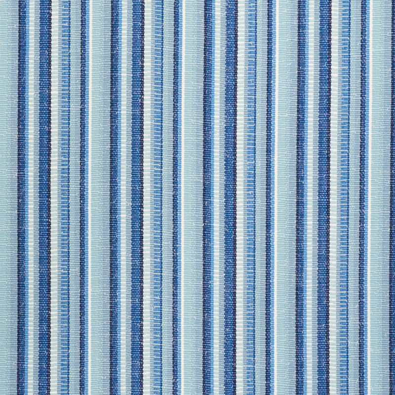 Primavera Stripe Sea 73112 by Schumacher Fabric Indooroutdoor-Ii-Prints-Wovens 100% Dralon Martindale 25,000 Horizontal: 3.375 and Vertical: - 55.25 - Fabric Carolina -