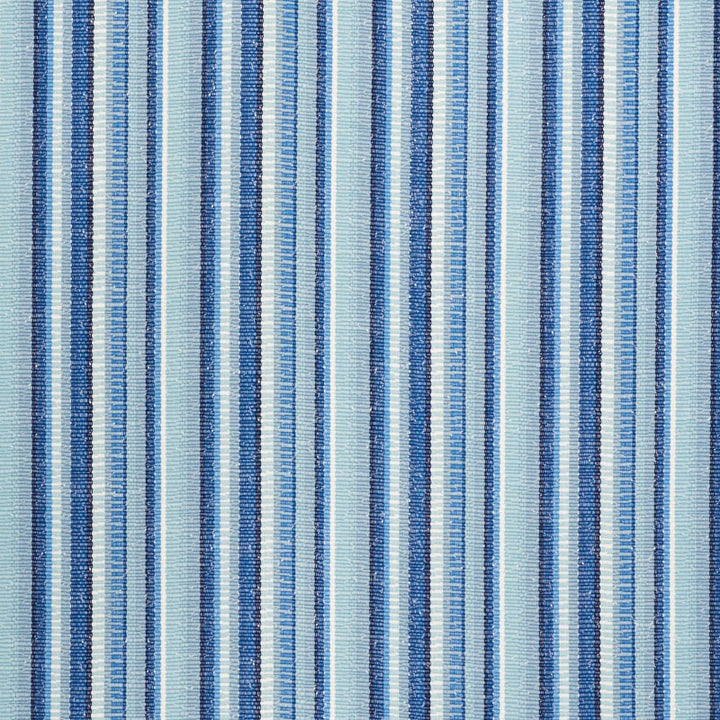 Primavera Stripe Sea 73112 by Schumacher Fabric INDOOR/OUTDOOR II: PRINTS & WOVENS DRALON ACRYLIC 100% FRANCE MARTINDALE 25,000 </p><p>Repeat: Horizontal: 3 3/8" (9CM) and Vertical: 55.25 - Fabric Carolina -