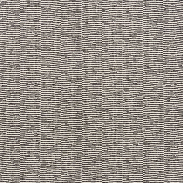 Promenade Indoor/Outdoor Black 73133 by Schumacher Designer Fabric INDOOR/OUTDOOR II: PRINTS & WOVENS DRALON ACRYLIC 100% FRANCE MARTINDALE 25,000 </p><p>Repeat: Horizontal: and Vertical: 55.875 - Swanky Fabrics -