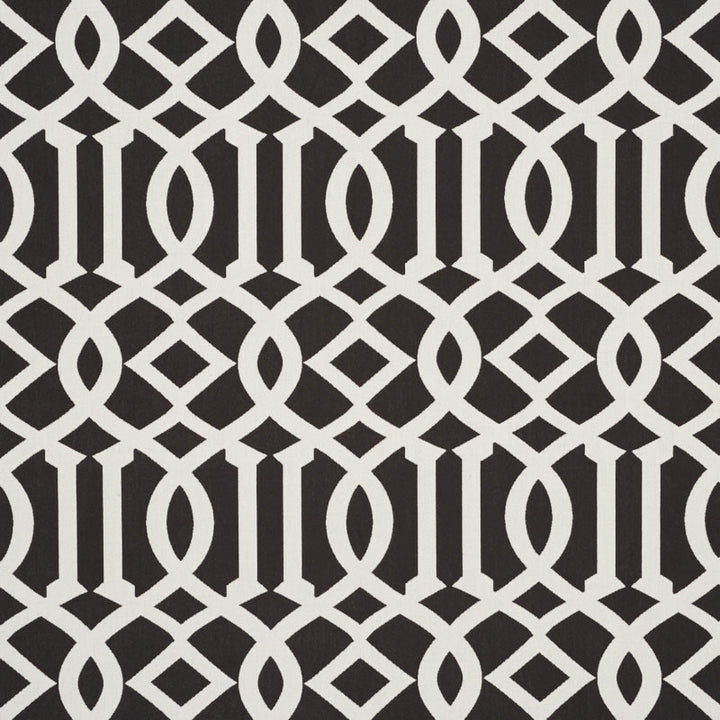 Imperial Trellis Indoor/Outdoor Black 73162 by Schumacher Fabric INDOOR/OUTDOOR II: PRINTS & WOVENS POLYESTER 100% UNITED STATES OF AMERICA WYZENBEEK 30,000 </p><p>Repeat: Horizontal: 7" (18CM) and Vertical: 12 1/4" (31CM) 54.75 - Fabric Carolina -