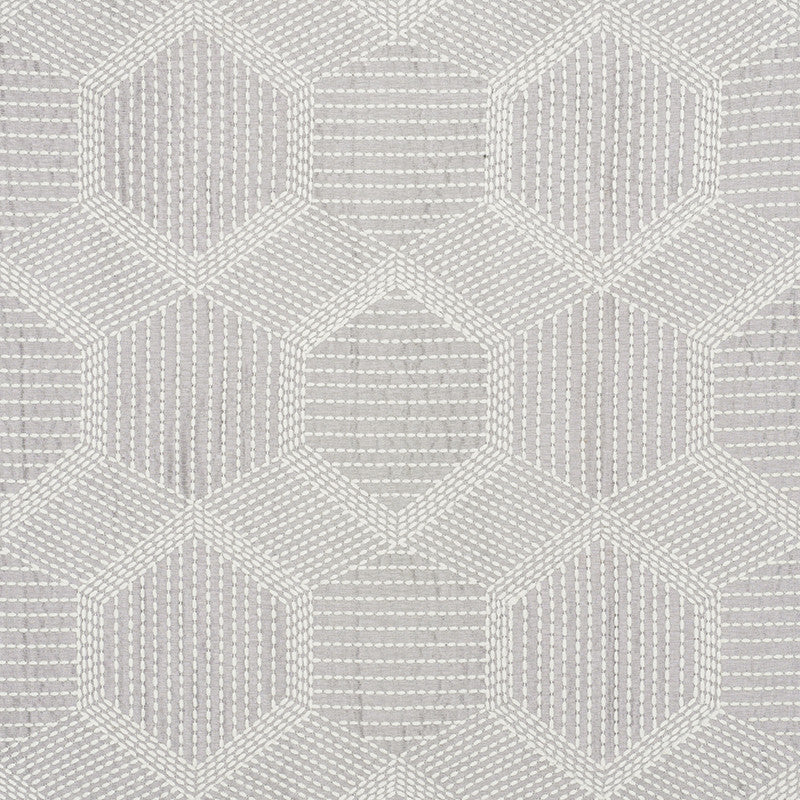 Tortuga Embroidery Grey 73201 by Schumacher Fabric Au-Naturel 60% Polyester, 40% Viscose - Horizontal: 12.25 and Vertical: 14.75 49.5 - Fabric Carolina -