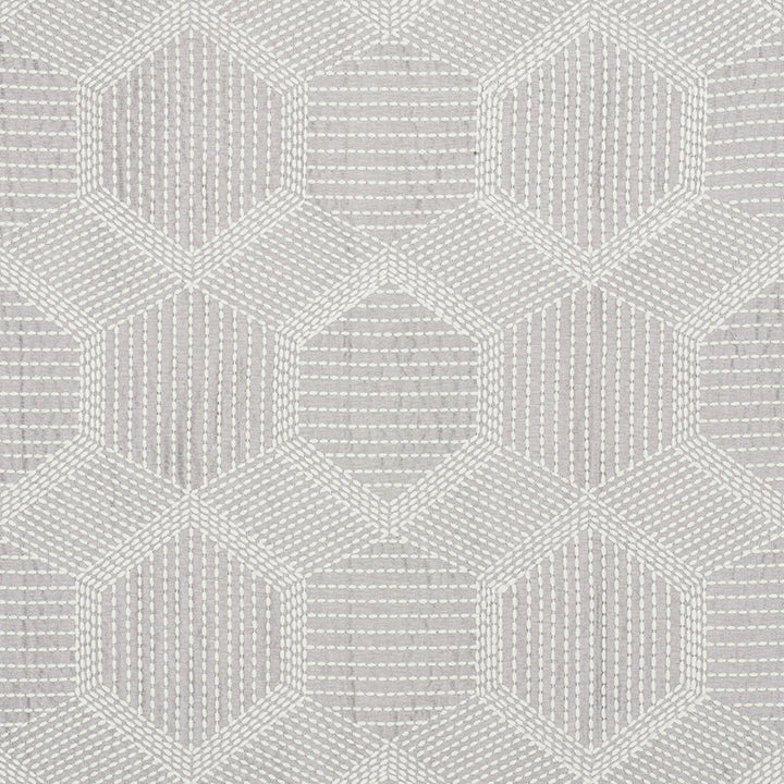 Tortuga Embroidery Grey 73201 by Schumacher Fabric Au-Naturel 60% Polyester, 40% Viscose - Horizontal: 12.25 and Vertical: 14.75 49.5 - Fabric Carolina -