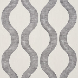 Ondata Charcoal 73222 by Schumacher Fabric
