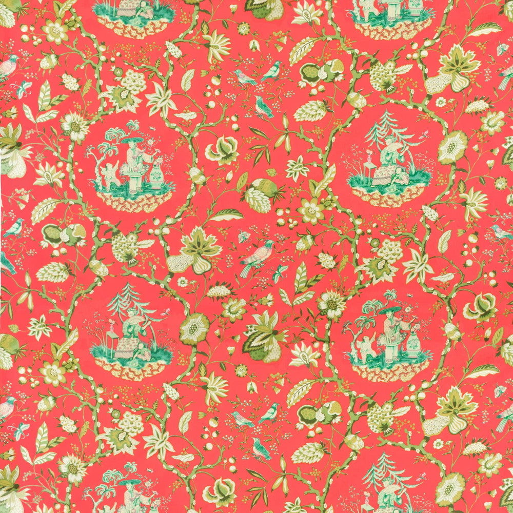 7324-20 Tea Garden by Bassett Mcnab Fabric BASSETT MCNAB PRINTS 100%COT USA Horizontal: 0 and Vertical: 36 54 in - Fabric Carolina -