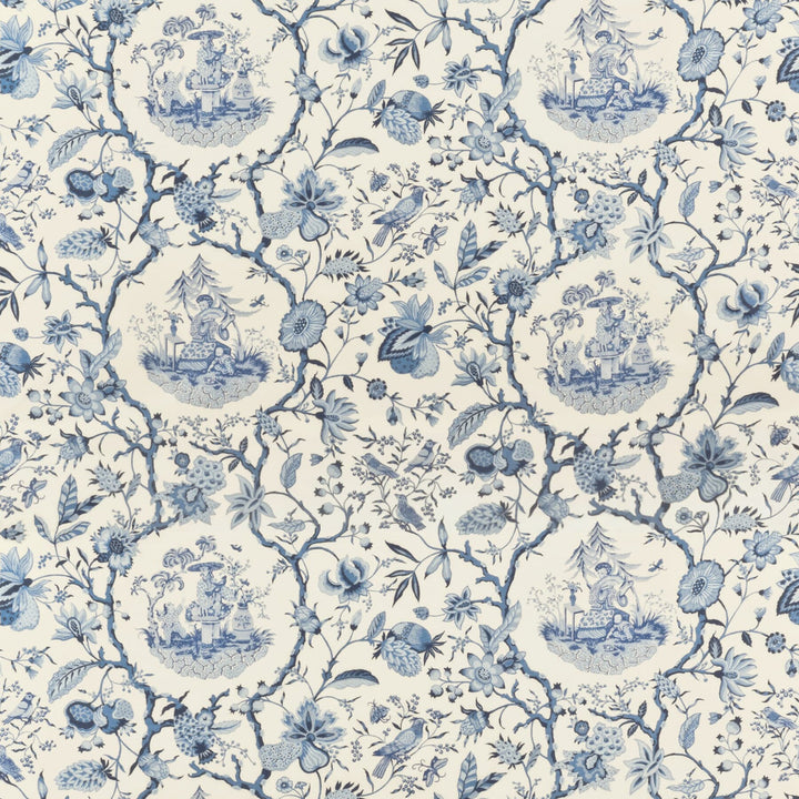 7324-4 Tea Garden by Bassett Mcnab Fabric BASSETT MCNAB PRINTS 100%COT USA Horizontal: 0 and Vertical: 36 54 in - Fabric Carolina -