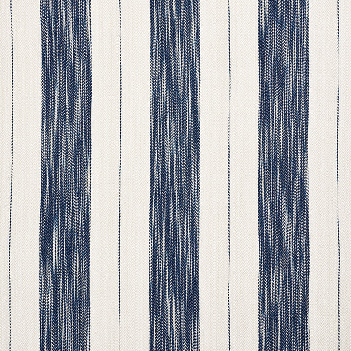 Arroyo Stripe Indigo 73311 by Schumacher Fabric Au-Naturel 100% Cotton Martindale 35,000 Horizontal: 9 and Vertical: - 55 - Fabric Carolina -