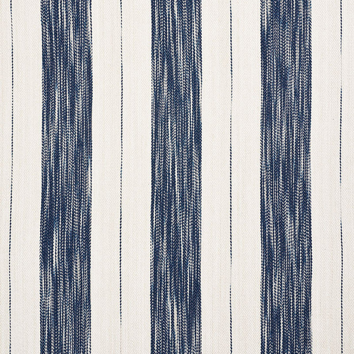 Arroyo Stripe Indigo 73311 by Schumacher Fabric AU NATUREL See Sample INDIA - </p><p>Repeat: Horizontal: 9" (23CM) and Vertical: - 55" (140CM) - Fabric Carolina -
