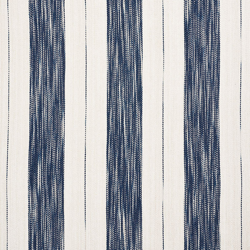 Arroyo Stripe Indigo 73311 by Schumacher Designer Fabric AU NATUREL COTTON 100% INDIA MARTINDALE 35,000 </p><p>Repeat: Horizontal: 9" (23CM) and Vertical: 55 - Swanky Fabrics -