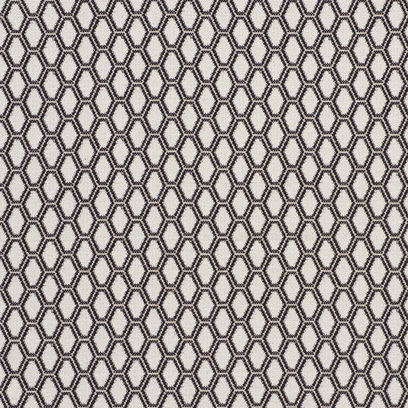 Beehive Graphite 73422 by Schumacher Fabric HAPPY TOGETHER See Sample ITALY - </p><p>Repeat: Horizontal: 1 1/2" (4CM) and Vertical: 1 1/2" (4CM) 54 1/2" (139CM) - Fabric Carolina -