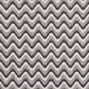 Bargello Wave Graphite 73441 by Schumacher Fabric