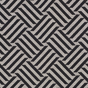 Cross Hatch Black 73451 by Schumacher Fabric