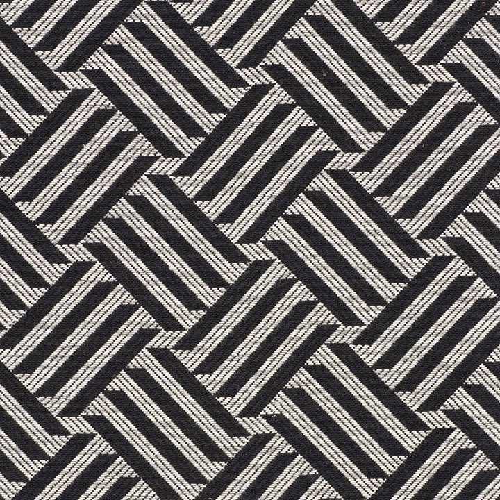 Cross Hatch Black 73451 by Schumacher Designer Fabric Happy-Together 42% Linen, 38% Cotton, 20% Polyester Martindale 30,000 Horizontal: 4.5 and Vertical: 4.5 55.5 - Swanky Fabrics -