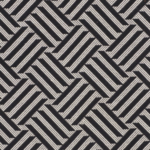 Cross Hatch Black 73451 by Schumacher Fabric