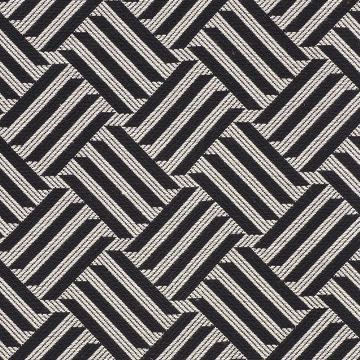 Cross Hatch Black 73451 by Schumacher Fabric HAPPY TOGETHER See Sample ITALY - </p><p>Repeat: Horizontal: 4 1/2" (11CM) and Vertical: 4 1/2" (11CM) 55 1/2" (141CM) - Fabric Carolina -