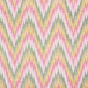 Ibiza Flamestitch Spring 73461 by Schumacher Fabric