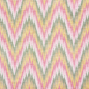 Ibiza Flamestitch Spring 73461 by Schumacher Fabric