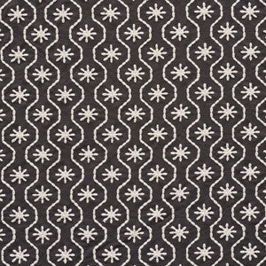 Gigi Embroidery Graphite 73493 by Schumacher Fabric