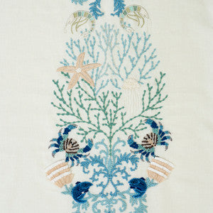Under The Sea Seafoam 73551 by Schumacher Fabric