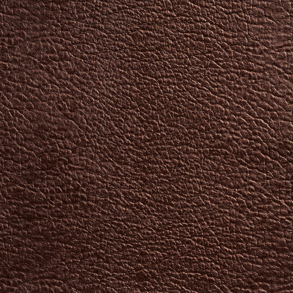 7358 Cocoa by Charlotte Fabric Ultimate Leather Looks I 90% Virgin Vinyl, 5% Polyurethane, 26oz. Europe Exceeds 200,000 Wyzenbeek Rubs (Heavy Duty) No Repeat 54 Inches - Fabric Carolina -
