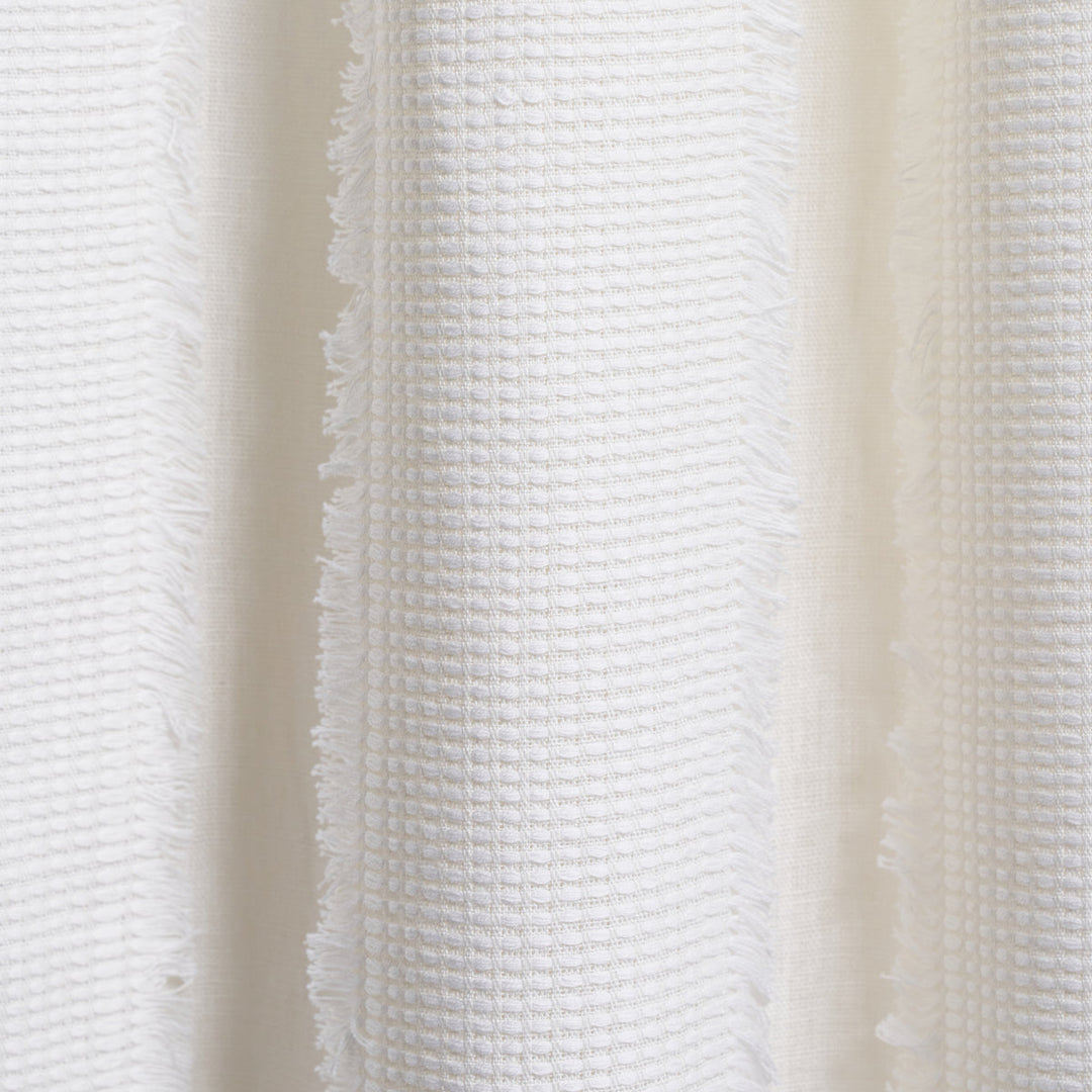 Tulum Casement - Ivory by Schumacher Fabric
