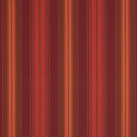 4885 Saxon Chili by Sunbrella Designer Fabric Sunbrella Awning Stripes 100% Sunbrella® Acrylic USA or Imported 10-Year Horizontal: and Vertical: 46 in. - Swanky Fabrics -
